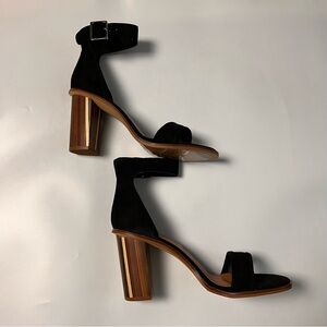 Free People Serenity Black Suede Heel